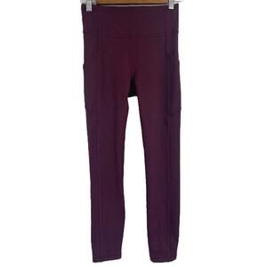 Lululemon Invigorate High-Rise Tight 25" Wine Maroon Size‎ 4